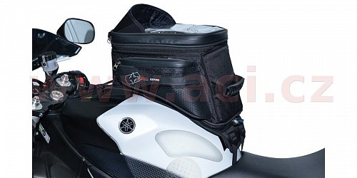 tankbag na motocykl S20R Adventure s popruhy, OXFORD - Anglie (černý, objem 20 l)